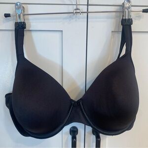 Bali Black Bra 38B Underwire Lined Cups Light Padding